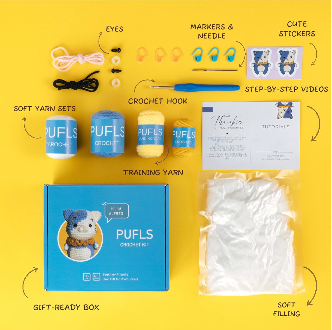Alfred Crochet Kit